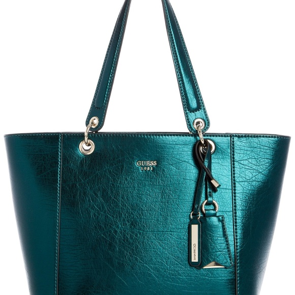 Guess Bags Guess Kamryn Tote Black Nwt Poshmark